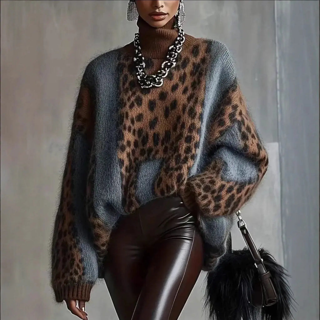 Leopard Print Sweater Zvibevault
