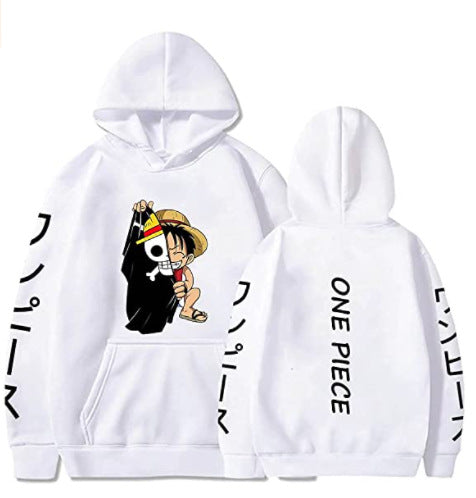 One Piece Sauron Anime Plush Loose Hoodie Sweater eprolo