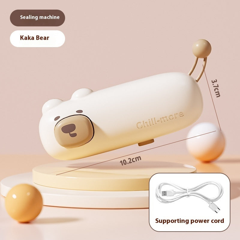 Usb Bag Sealer Portable Rechargeable Mini Bag Sealer For Plastic Bags Snack Bags Handheld Food Sealer Machine With Cutting Kitchen Gadgets Zee's Vibe Vault