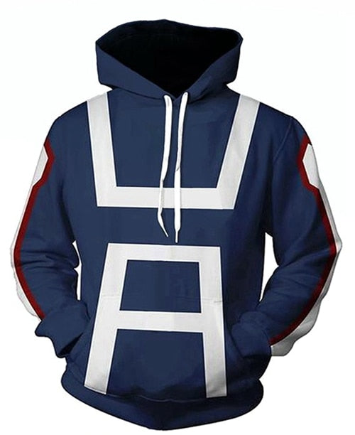 My Hero Academia Boku no Hero Academia Cosplay Costumes Men Women Sweatshirt Fashion zipper Hoodie School Uniforms Jackets Coat eprolo