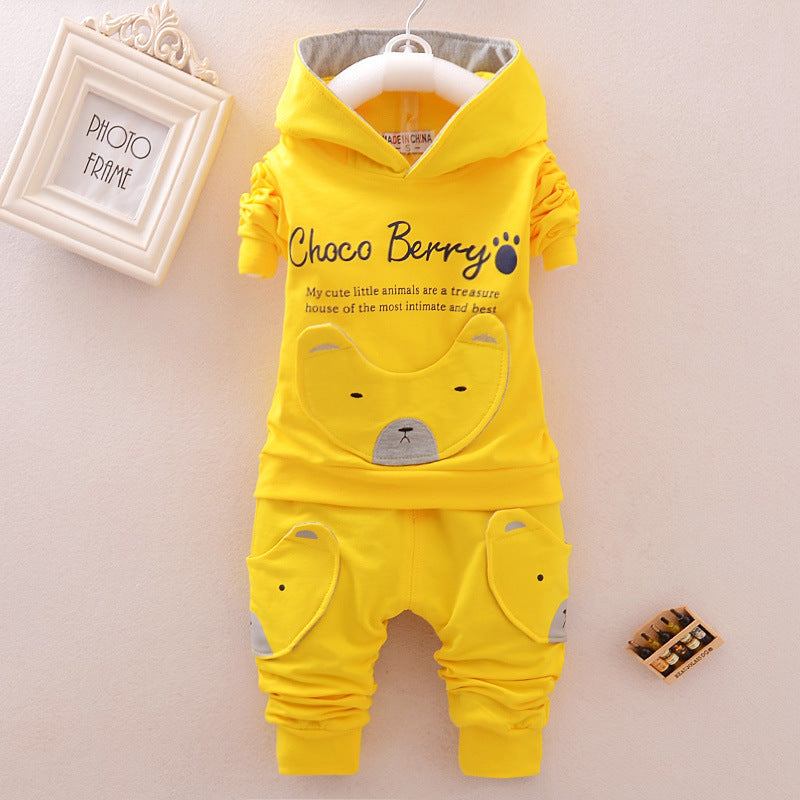 Baby Boy Long Sleeve Sports Two Piece Suit Zee's Vibe Vault