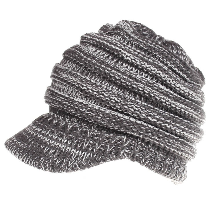 Women Ponytail Beanies Autumn Winter Hats Female Soft Knitting Caps Warm Ladies Skullies Zee's Vibe Vault
