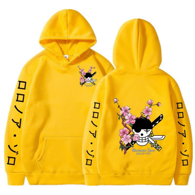 Pirate King Solon's new anime plush men's and women's hoodies cross-border hoodie anime hoodie eprolo
