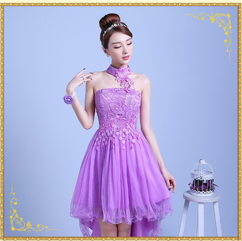 Asymmetrical High-Low Cocktail Dress