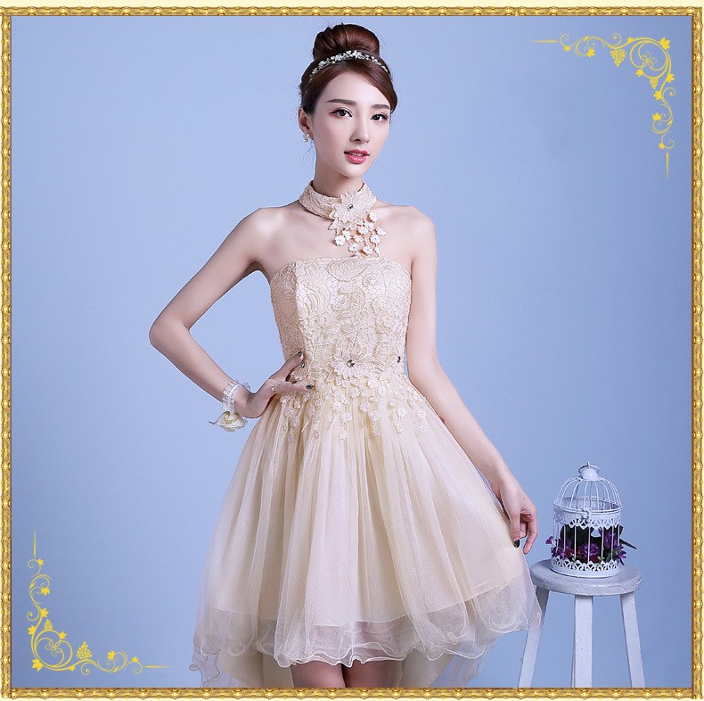 Asymmetrical High-Low Cocktail Dress