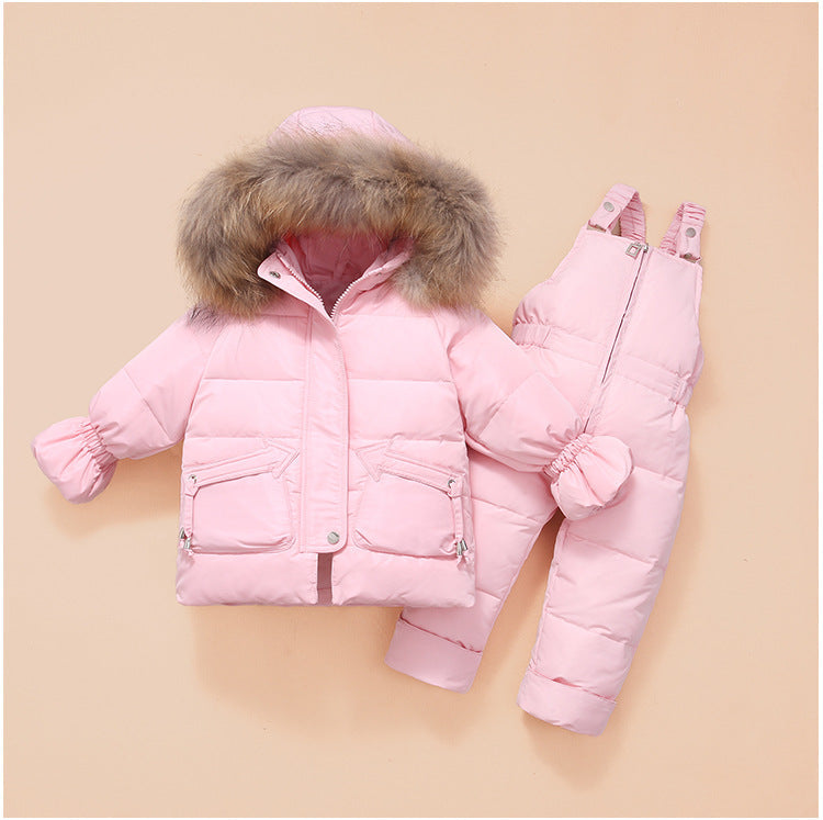 Children'S Down Jackets, Baby Down Suits, Two-Piece Winter Suits For Boys And Girls Zee's Vibe Vault