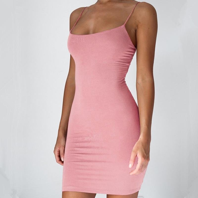 Spaghetti Strap Bodycon Dress