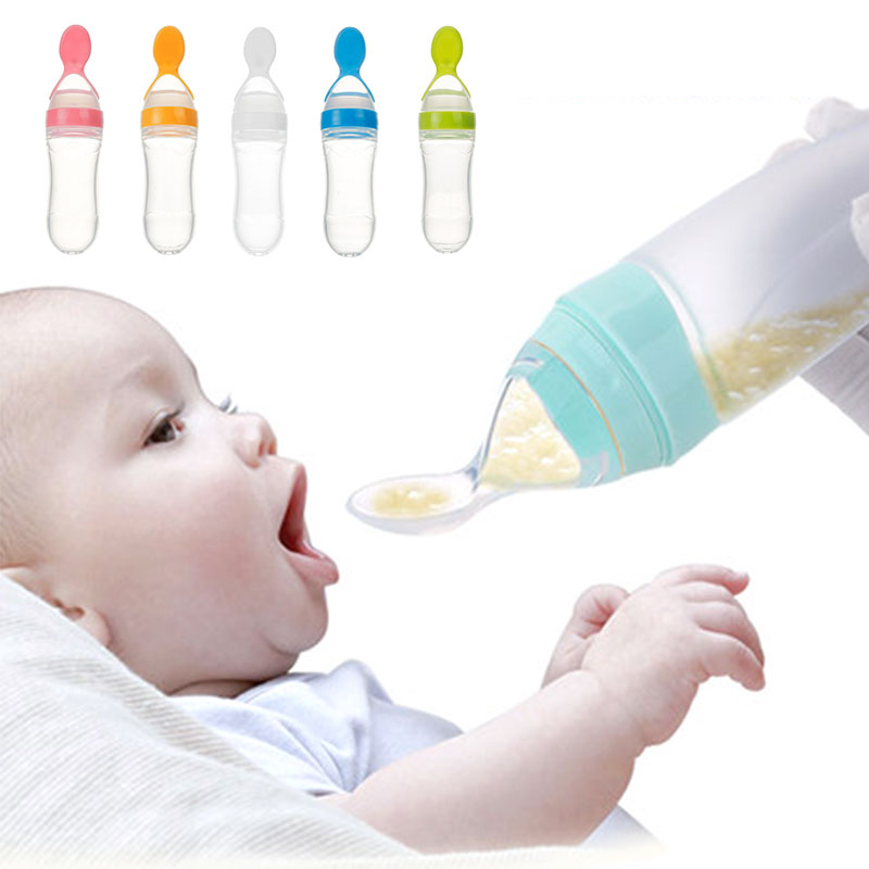Baby Silicone Feeding Bottle