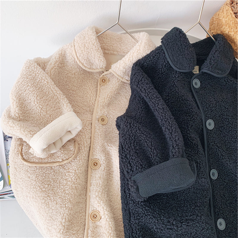 New Winter Children's Reflective Jacket Baby Long Coat Plus Velvet Thickening Zee's Vibe Vault