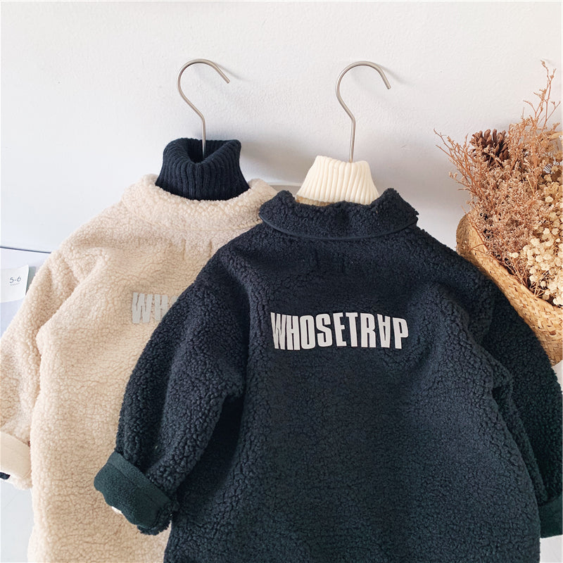 New Winter Children's Reflective Jacket Baby Long Coat Plus Velvet Thickening Zee's Vibe Vault