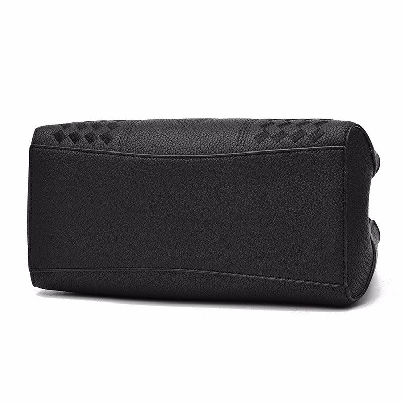 Luxury Multi-Compartment Leather Handbag