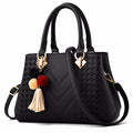 Luxury Multi-Compartment Leather Handbag