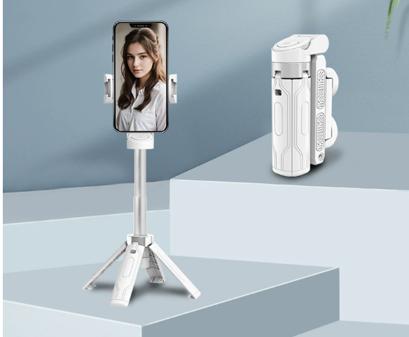Mini phone Bluetooth selfie stick JC-25, floor mounted anti shake, extendable tripod, portable travel, live streaming, photograp eprolo