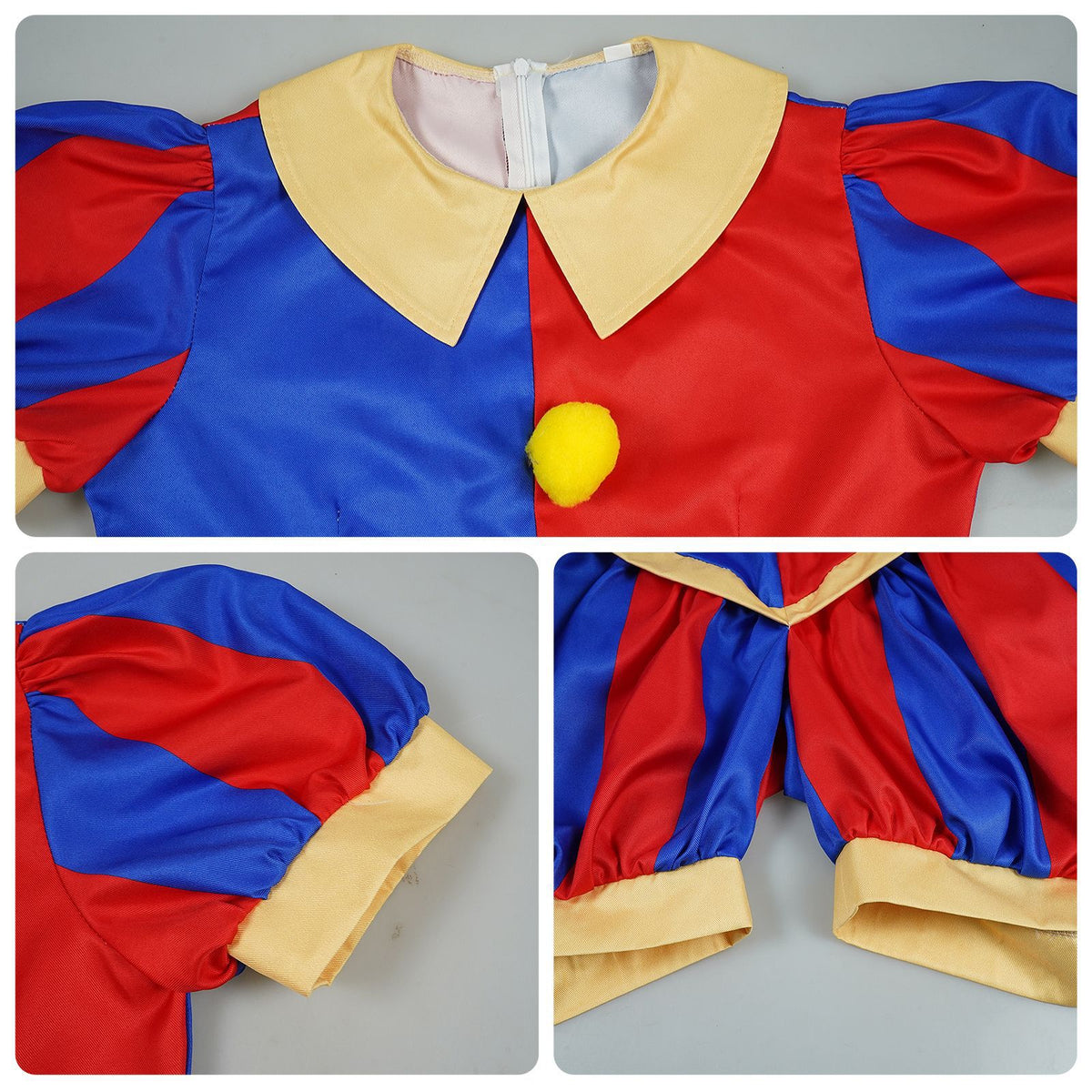 The  Digital Circus Pomni Clown Cosplay Costume Jumpsuit eprolo