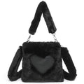 Women Fluffy Shoulder Bag Top-handle Bag Female Autumn Winter Handbag Plush Tote Girls Fashion Shopping Bags Handbags For Women Zee's Vibe Vault
