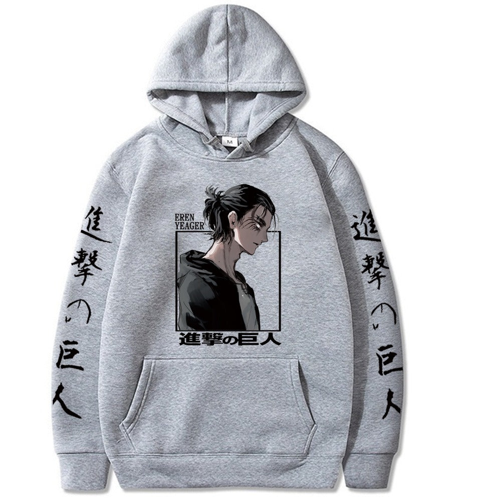 Attacking Giant Soldier Captain Printed Harajuku Junior anime Hoodie Sweatshirt eprolo