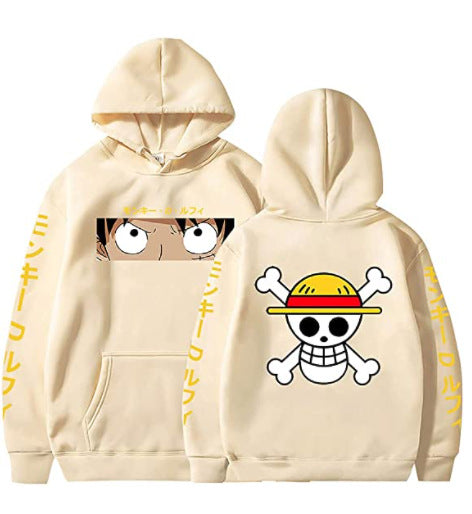 One Piece Sauron Anime Plush Loose Hoodie Sweater eprolo