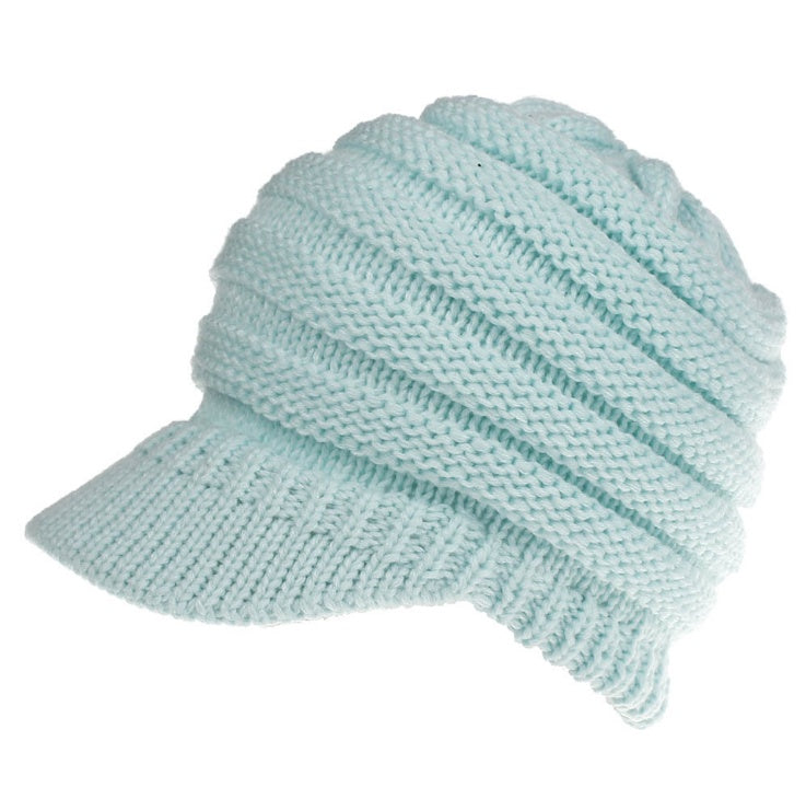 Women Ponytail Beanies Autumn Winter Hats Female Soft Knitting Caps Warm Ladies Skullies Zee's Vibe Vault