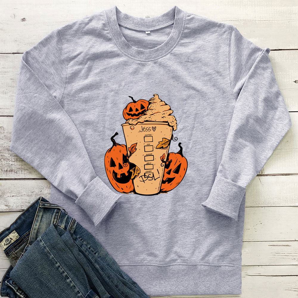 Coffee cup printed hoodie eprolo