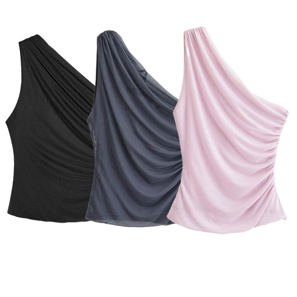 Off-Shoulder Ruffled Top Zvibevault