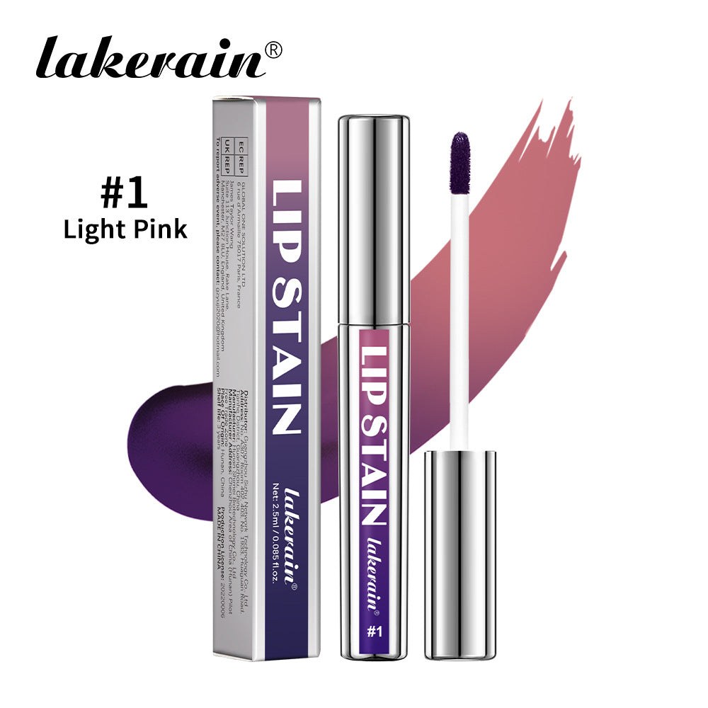 Lakerain Silver Tube Peel-Off Lip Gloss, Non-Transfer, Long-Lasting Matte Lipstick eprolo