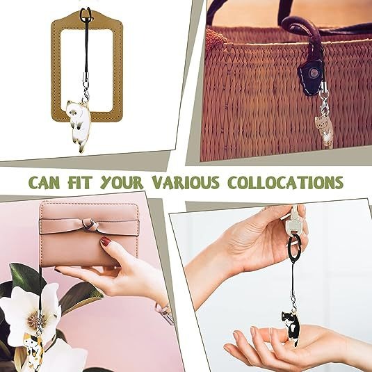 Youte Cat Kawaii Mobile Pendant with Cute Cat Backpack Wallet Keychain Pendant Accessories eprolo