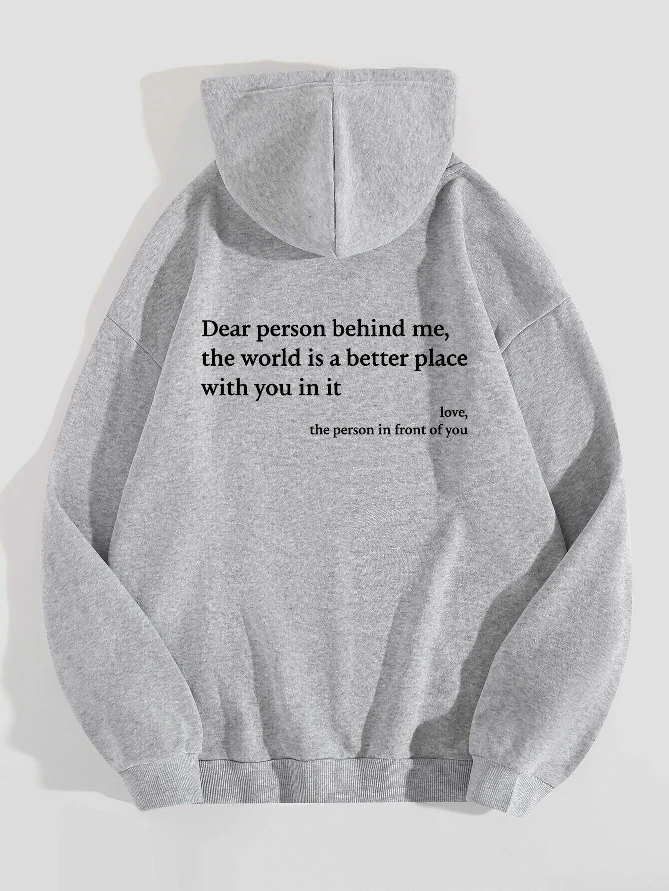 Inspirational Message Hoodie