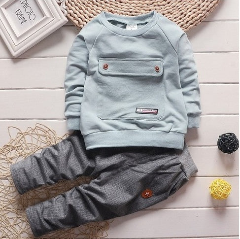 Toddler Baby Clothes Children Suit 0-3 Years Old Suit  Pants Children's Sportswear Boys Girls Children's Clothing Brand Zee's Vibe Vault