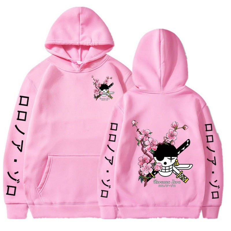 Pirate King Solon's new anime plush men's and women's hoodies cross-border hoodie anime hoodie eprolo