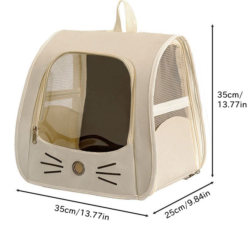 Pet Carrier Backpack, Travel Bag for Small Dogs and Cats, Breathable Mesh Car & Outdoor Carrier eprolo