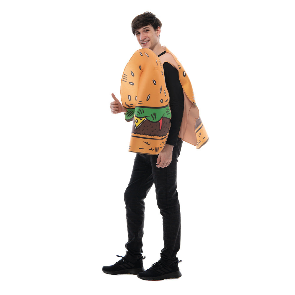 Compound Sponge Costumes School Activity Games Party Hamburger Bar Carnival Atmosphere Clothes eprolo