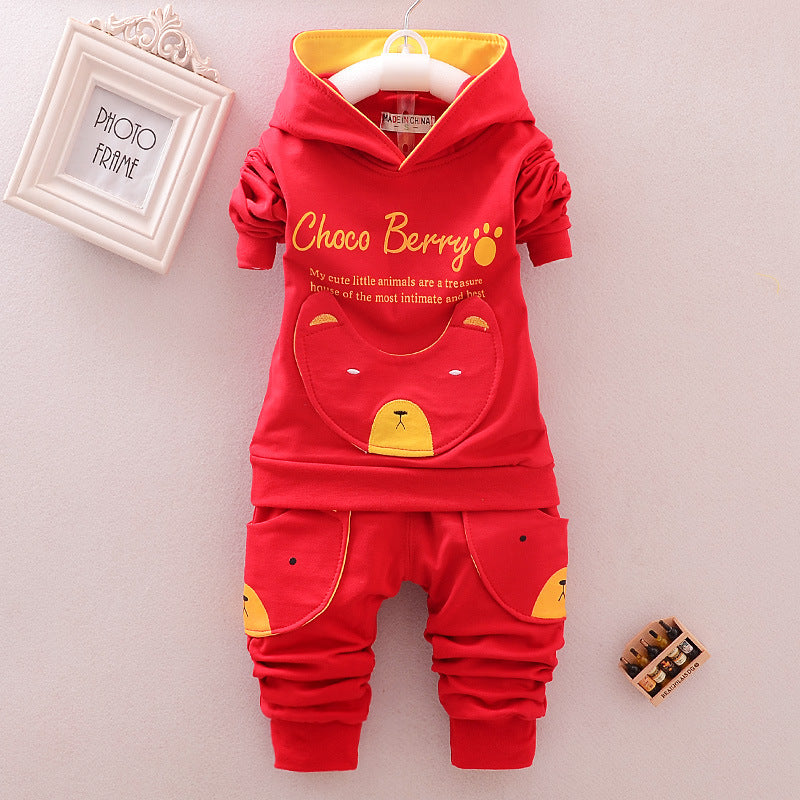 Baby Boy Long Sleeve Sports Two Piece Suit Zee's Vibe Vault
