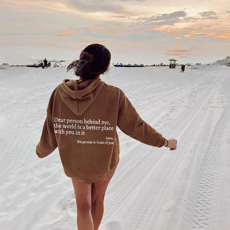 Inspirational Message Hoodie
