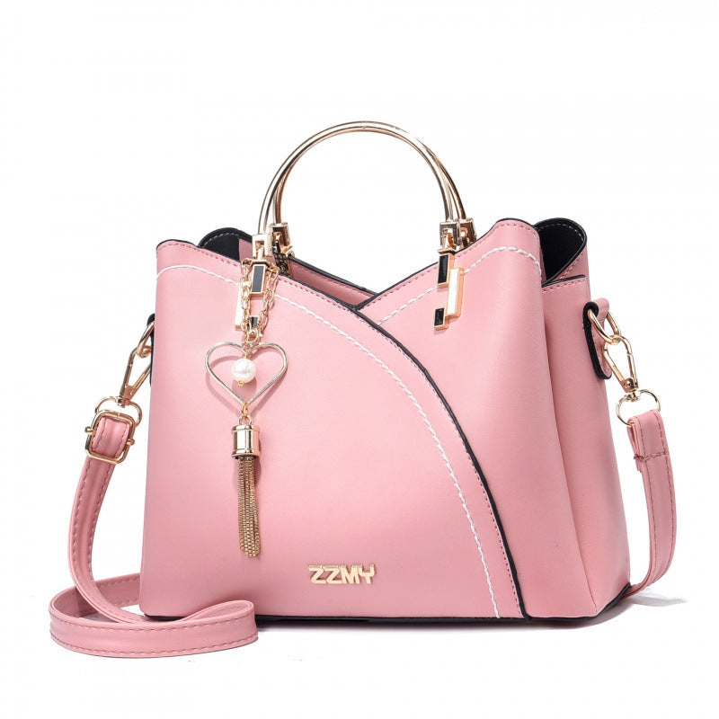 Color-blocked  large-capacity shoulder bag with high-quality crossbody design eprolo