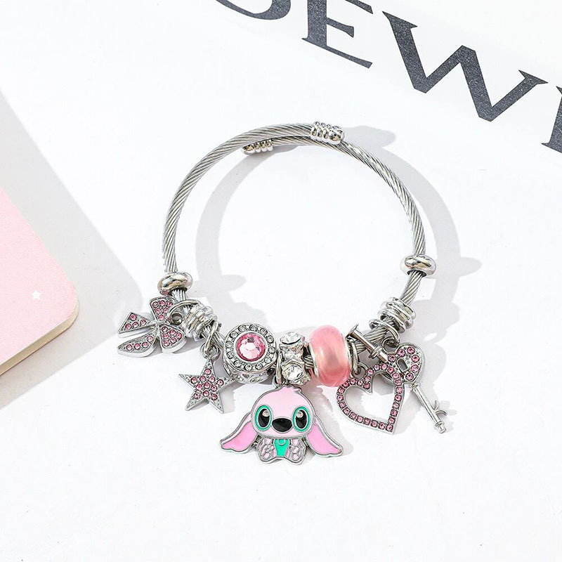 Stitch Anime Character Plush Toy and Lilo &amp; Stitch Bracelet Accessories eprolo