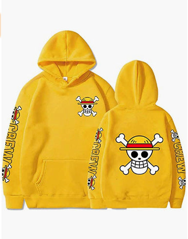 One Piece Sauron Anime Plush Loose Hoodie Sweater eprolo
