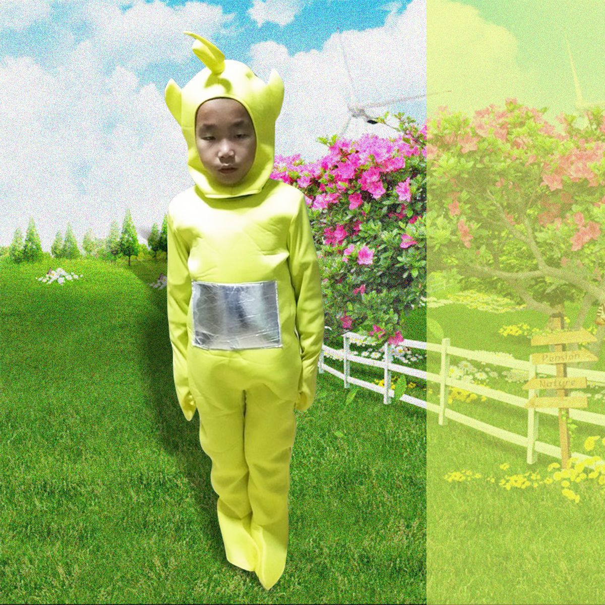 New cartoon characters Teletubbies costumes Halloween party funny costumes campus activities cute costumes eprolo