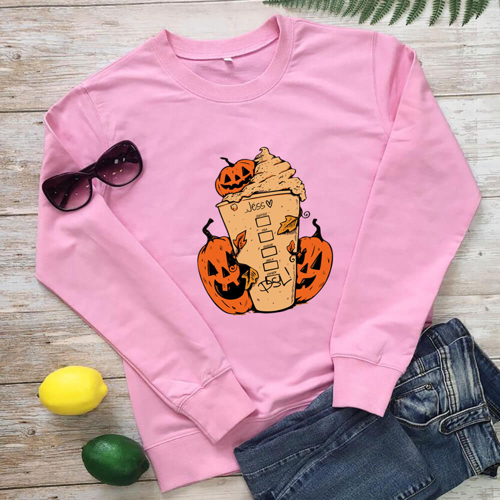 Coffee cup printed hoodie eprolo