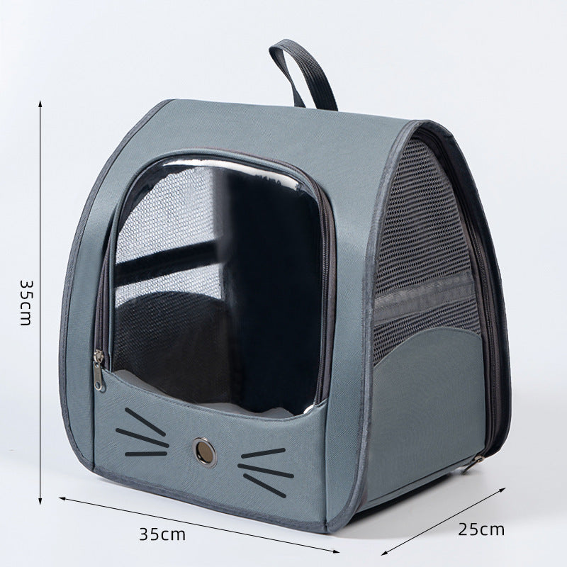 Pet Carrier Backpack, Travel Bag for Small Dogs and Cats, Breathable Mesh Car & Outdoor Carrier eprolo