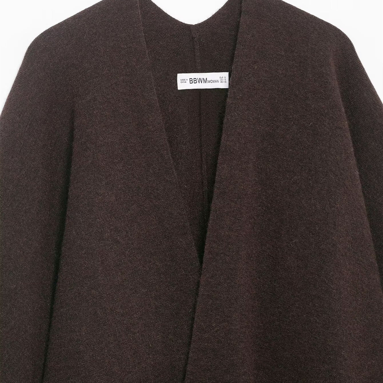Tassel embellished knitted cloak jacket eprolo
