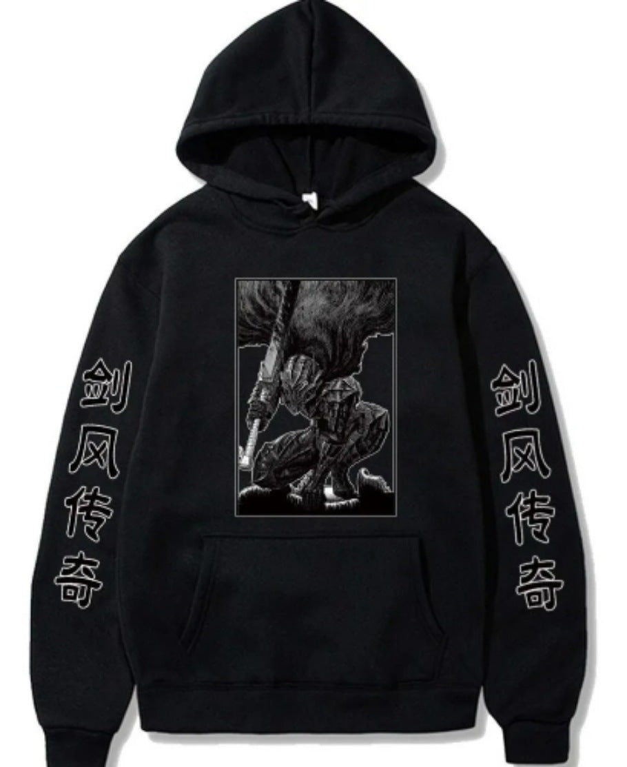 One Piece Sauron Anime Plush Loose Hoodie Sweater eprolo