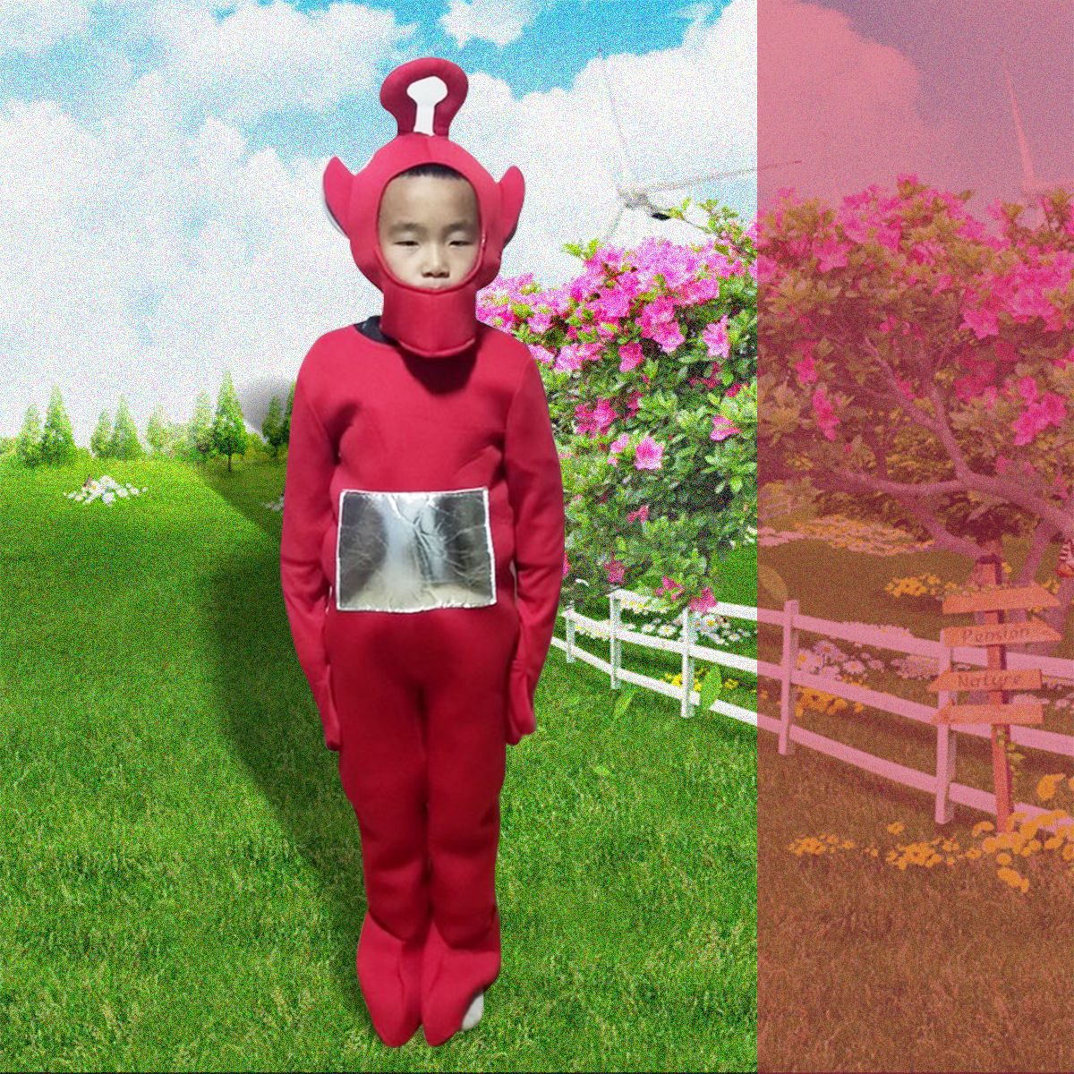New cartoon characters Teletubbies costumes Halloween party funny costumes campus activities cute costumes eprolo