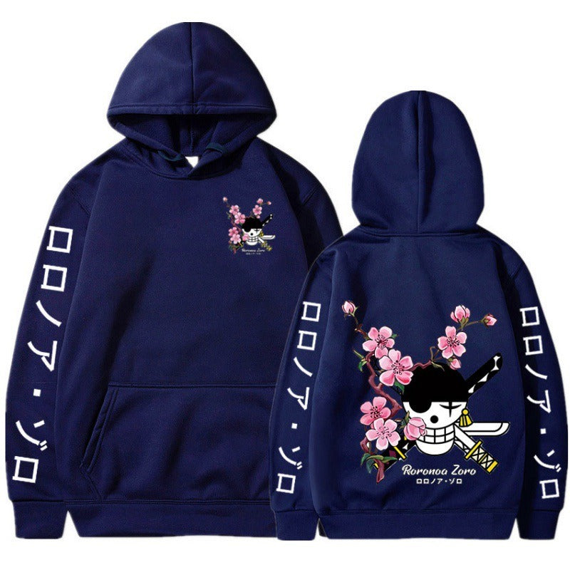 Pirate King Solon's new anime plush men's and women's hoodies cross-border hoodie anime hoodie eprolo