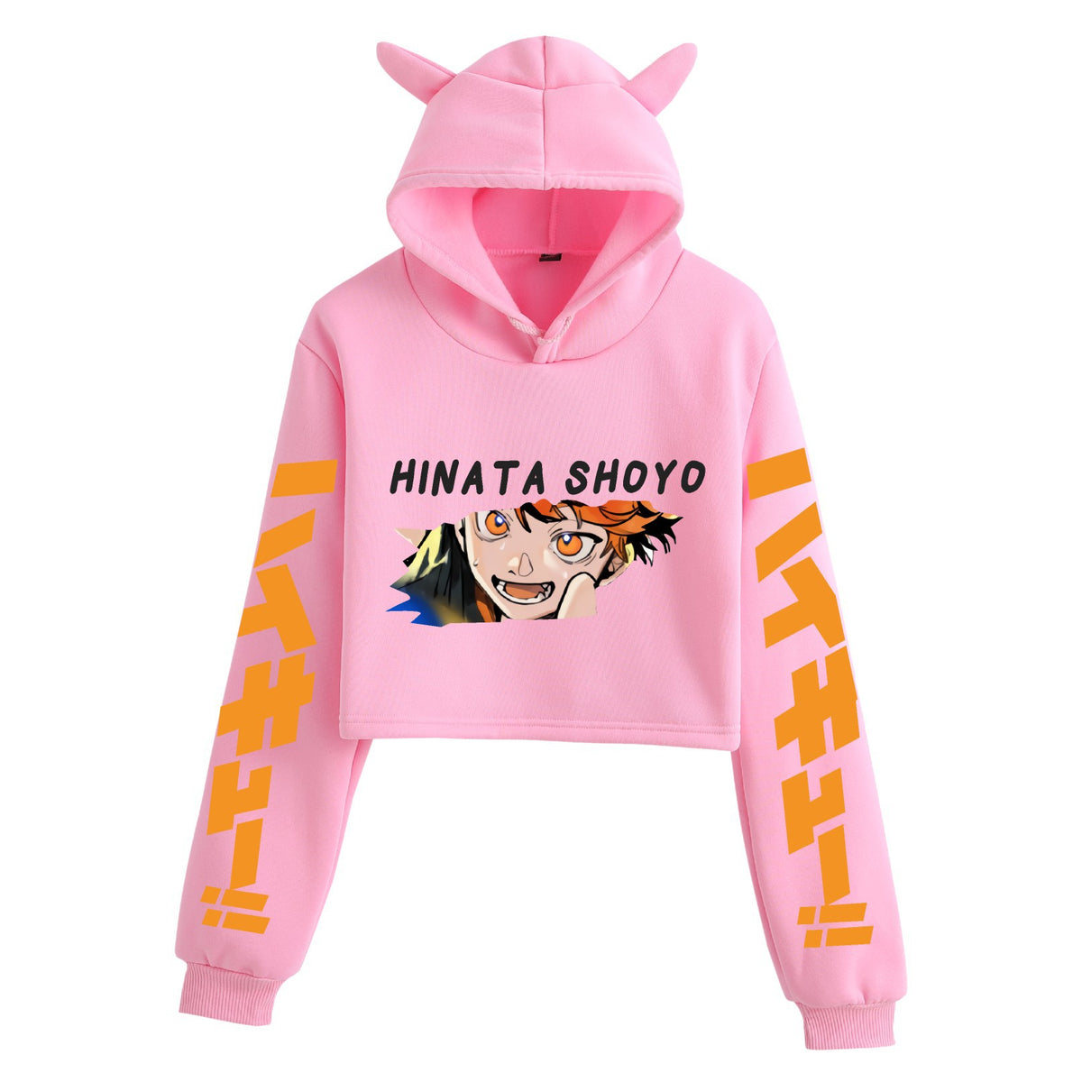 Anime Haikyuu! Student Creative Crop Top Women's Hoodie eprolo