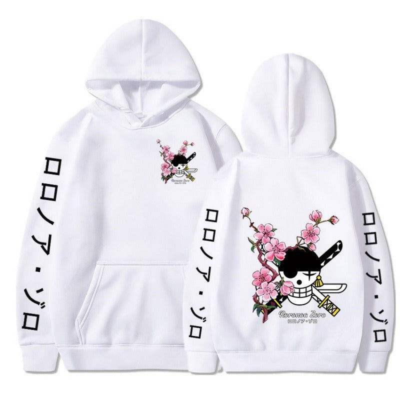 Pirate King Solon's new anime plush men's and women's hoodies cross-border hoodie anime hoodie eprolo