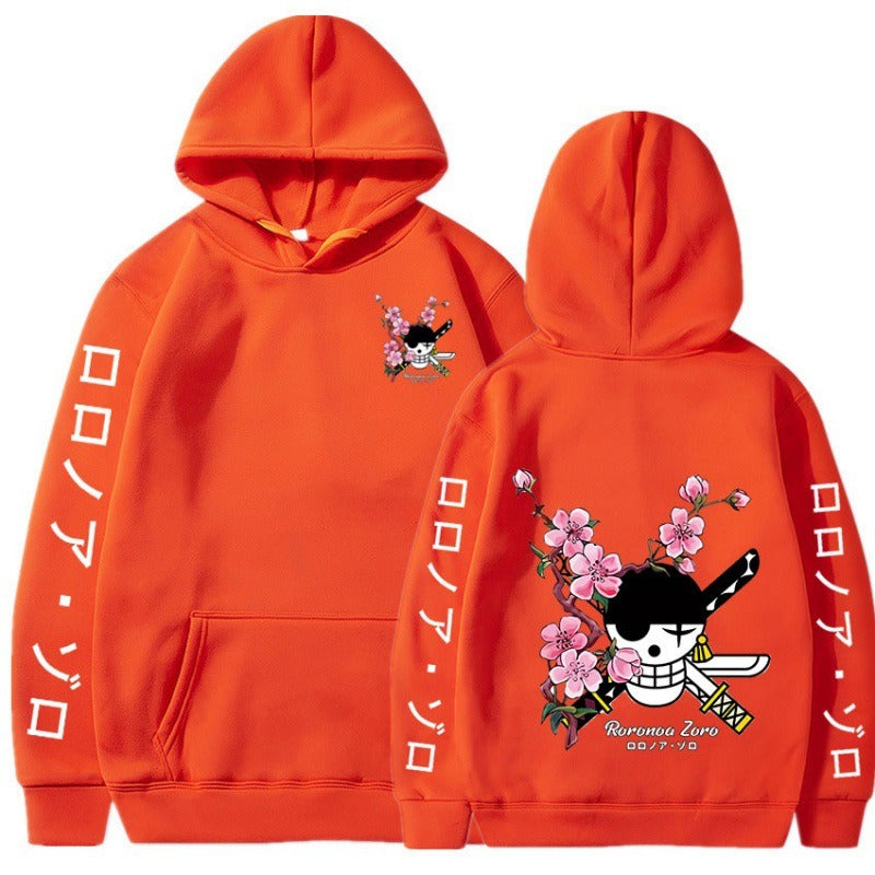 Pirate King Solon's new anime plush men's and women's hoodies cross-border hoodie anime hoodie eprolo