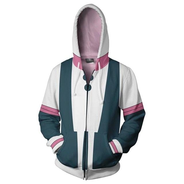 My Hero Academia Boku no Hero Academia Cosplay Costumes Men Women Sweatshirt Fashion zipper Hoodie School Uniforms Jackets Coat eprolo