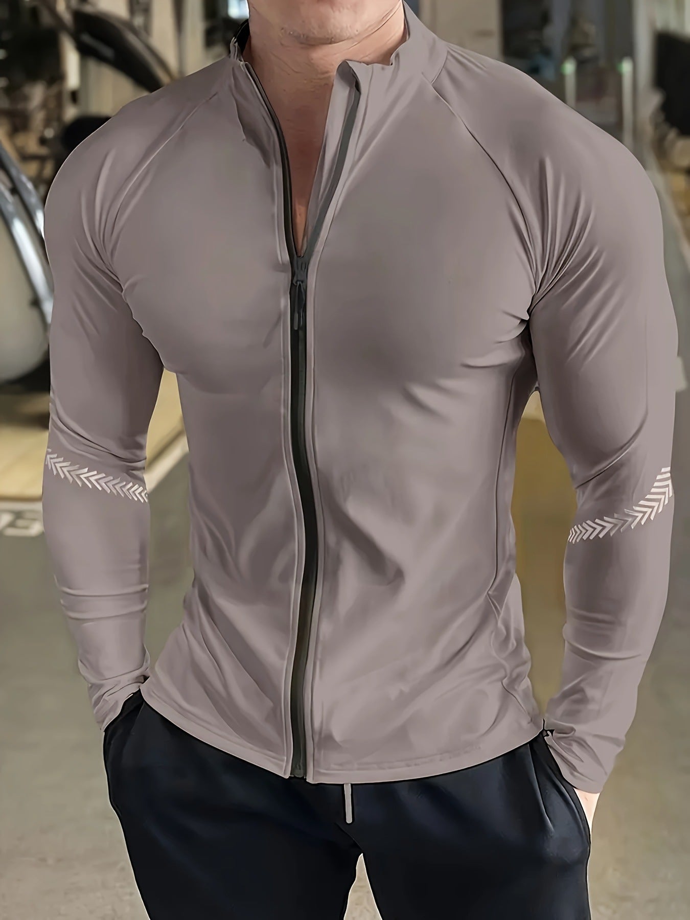 Mens Ultra Breathable UV Protective Long-sleeve Jacket Zee's Vibe Vault