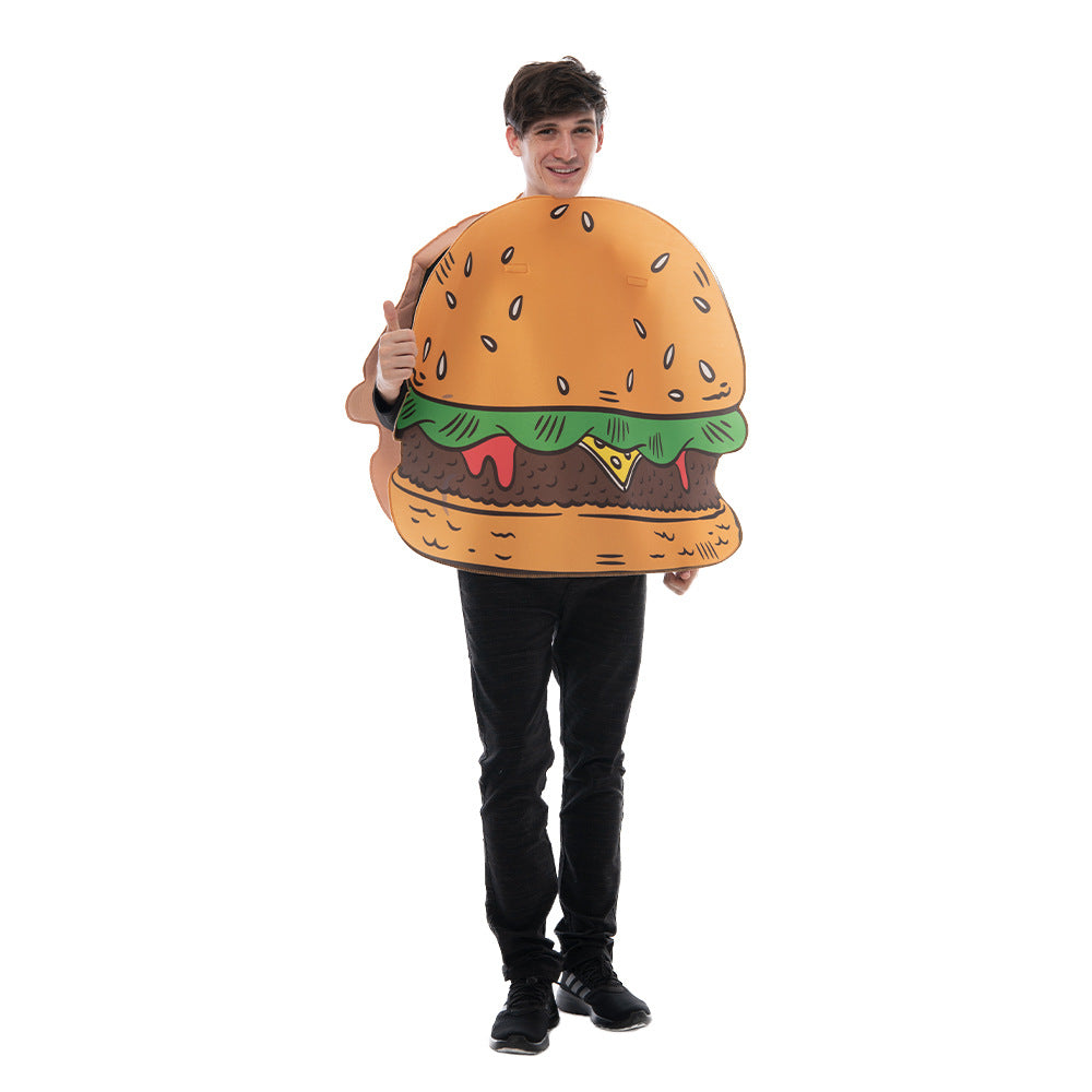 Compound Sponge Costumes School Activity Games Party Hamburger Bar Carnival Atmosphere Clothes eprolo