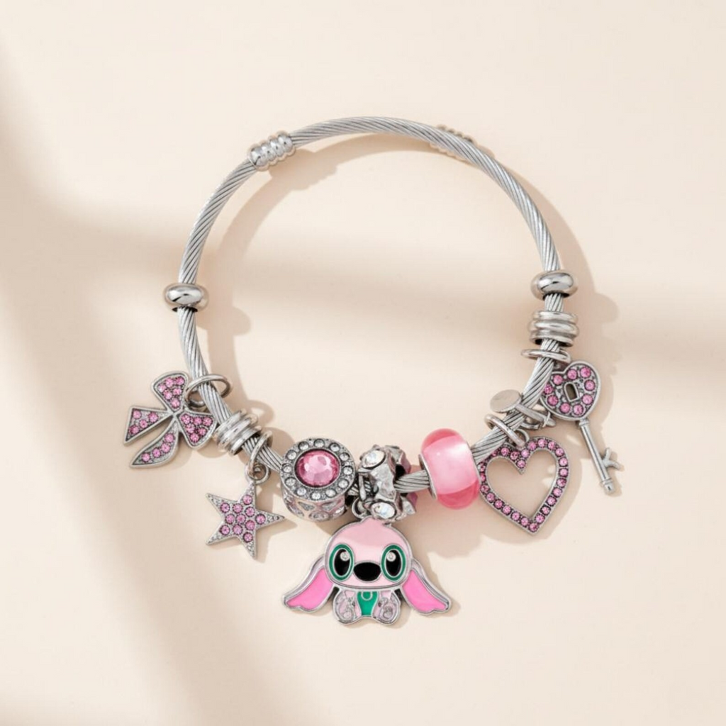 Stitch Anime Character Plush Toy and Lilo &amp; Stitch Bracelet Accessories eprolo